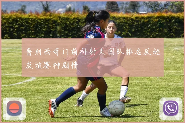 普利西奇门前补射美国队排名反超友谊赛神剧情